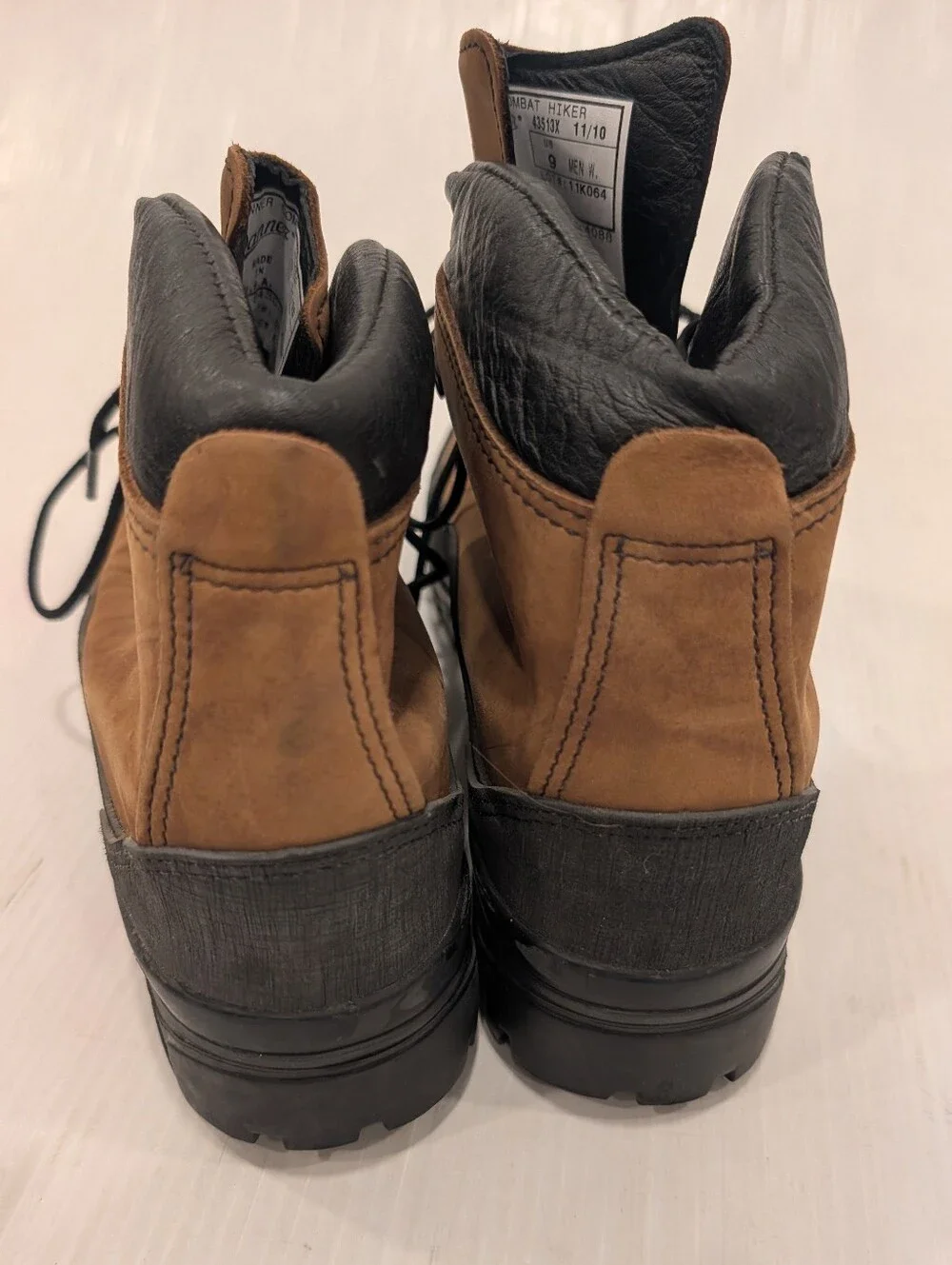 DANNER Combat Hiker 43515X Brown and Black Men's Hiking Boots Size 9